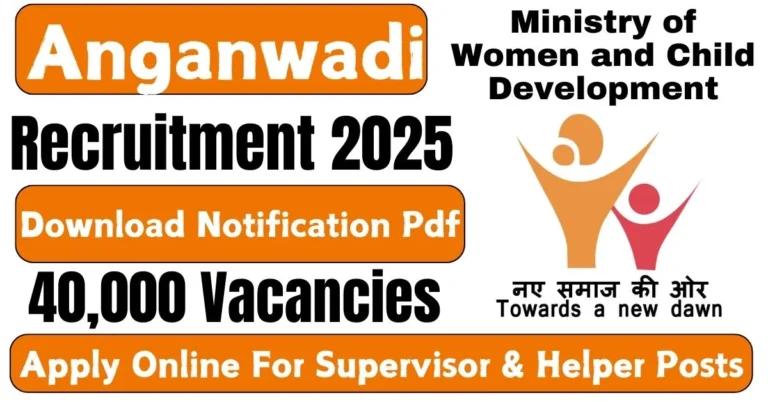 Anganwadi Recruitment 2025