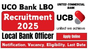 UCO Bank LBO Recruitment 2025