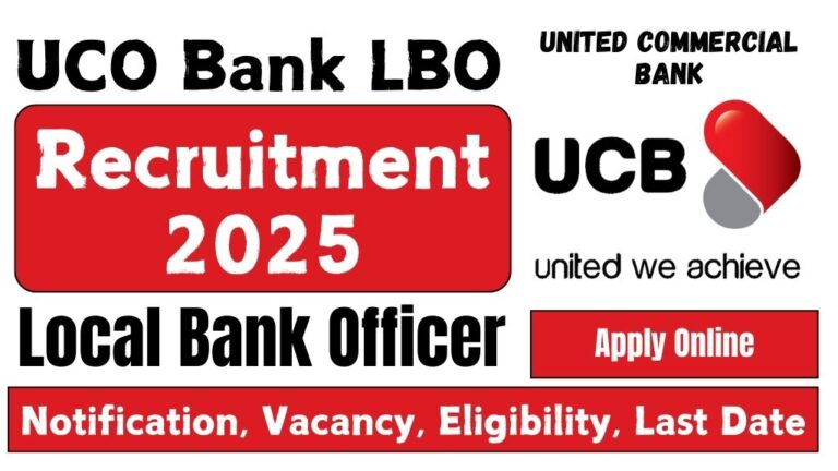 UCO Bank LBO Recruitment 2025